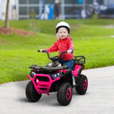Kids ATV 34.6" L x 19.7" W x 22.6" H Pink