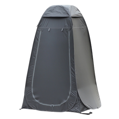Outsunny Pop Up Shower Tent, Portable Privacy Room for Outdoor Changing, Dressing, Fishing Storage with Carrying Bag, Black