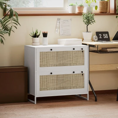 File Cabinet 29.5"W x 15.75"D x 28.25"H White