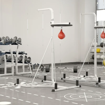 Soozier 2-in-1 Adjustable Punching Bag Stand for Home Gym