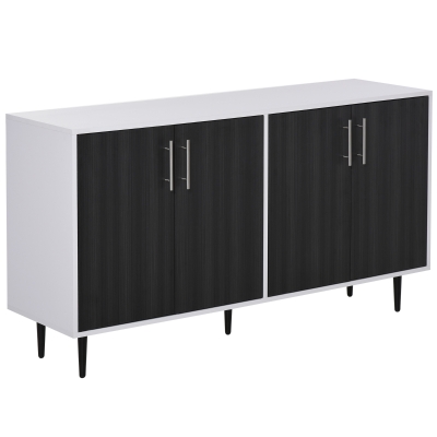 HOMCOM Modern Sideboard Buffet Cabinet, Dark Gray