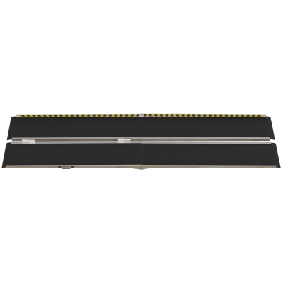 HOMCOM 10FT Aluminum Wheelchair Ramp, Non-Slip, 600lbs Capacity