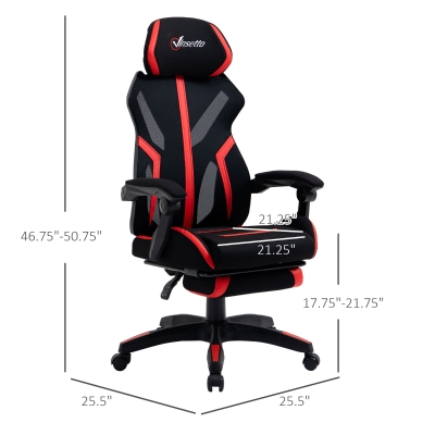L'Appartement SHOUIAショウイア SPORTS CHARM Gaming Chair, Ergonomic Computer Chair with Footrest and