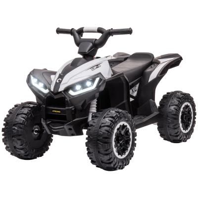 Aosom 12V Kids ATV Quad Car, Electric Ride-on for Ages 3+