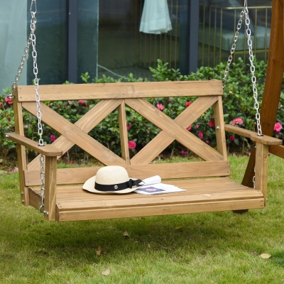 Swing chair 55" x 30.75" x 25.5" Natural