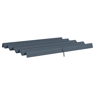 Outsunny Pergola Canopy, Retractable Sun Shade Cover for 10' x 7' Pergola, UV30+ Protected, Dark Grey