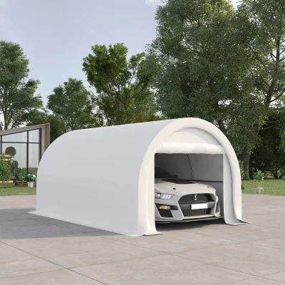 Outsunny 10' x 16' Heavy Duty Carport, Portable Garage Tent