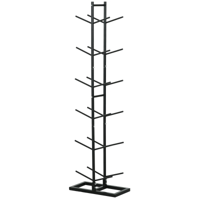 Soozier 12-Ball Sports Rack, Garage Ball Holder Organizer