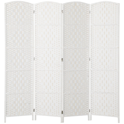 Room Divider 70.9" W x 0.8" D x 70.9" H White