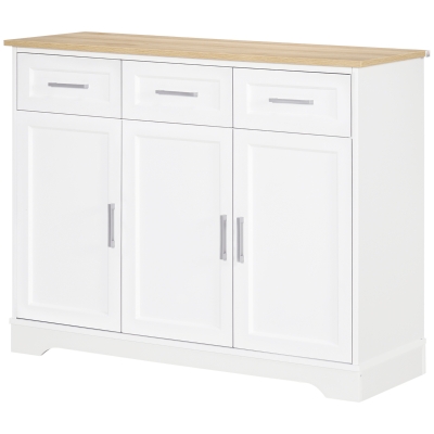 HOMCOM Modern Kitchen Sideboard Buffet Cabinet with Storage