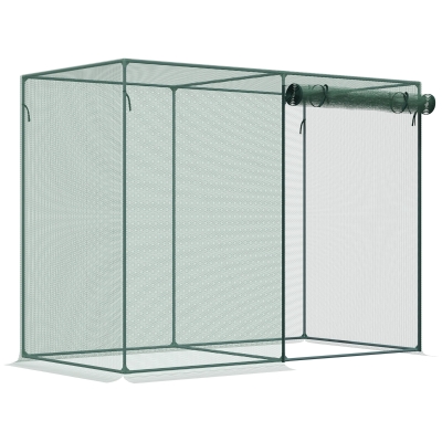 Outsunny 6' x 3' Crop Cage, Plant Protection Tent, Green