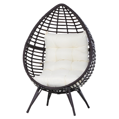 Teardrop Chair 39.75"x35"x61.5" Beige