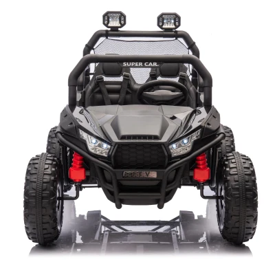 24V 400W Power 2-Seater Kids Ride On UTV with Parent Control, Black