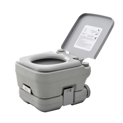 Outsunny Outdoor Portable Travel Toilet Flushable Tank for Camping Boating Roadtripping 2.6 Gallon (10L)