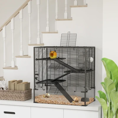 Hamster Cage 30.9" L x 19.1" W x 31.5" H Black