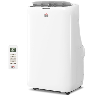 HOMCOM 14000 BTU Portable Dual Hose Air Conditioner w/ Dehumidifier