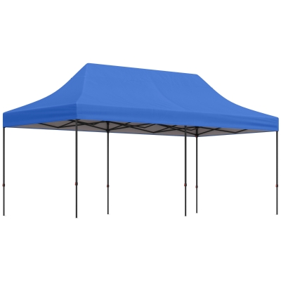 Folding Gazebo 9.7 x 19.3 x 11.3 Blue