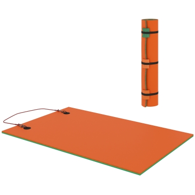 Soozier 9' x 6' Floating Water Mat for Lake & Pool, Orange