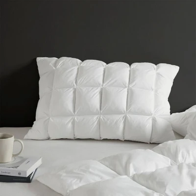 Luxuriously Soft Overfilled Pillow Protector with 100% Polyester Microfiber, White