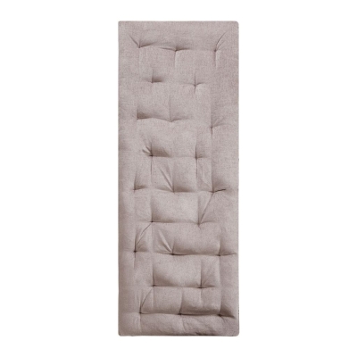 Poly Chenille Floor Pillow Cushion with Tufted Detailing, Blush