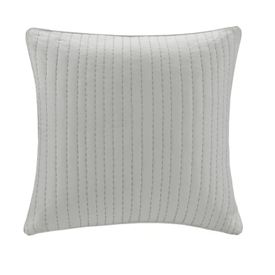 100% Cotton Cover with All-Over Embroidery, Grey