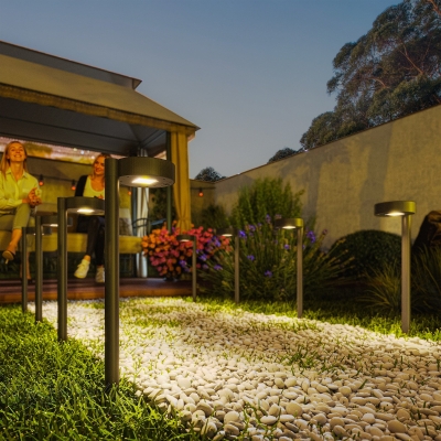 Outsunny 8 Pack Solar Garden Lights Outdoor Auto On/Off Solar Pathway Lights, IP44 for Driveway, Walkway, Yard Landscape Lighting