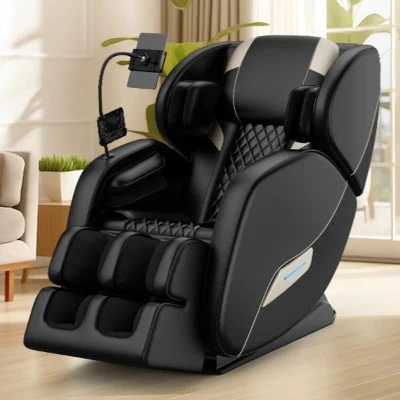 Zero Gravity Massage Chair Recliner with Heating Functions, Black