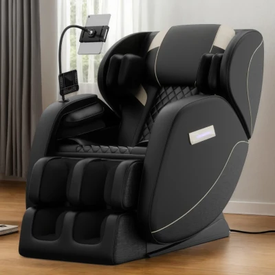 Zero Gravity Massage Recliner with Heating Functions, Black