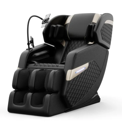 Massage Chair with Zero Gravity Reclining Feature, Black
