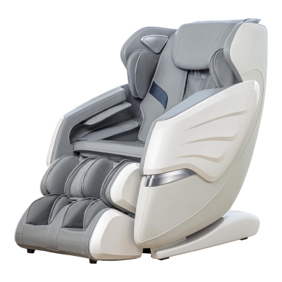BOSSCARE Zero Gravity Massage Chair with Back Heating, Gray