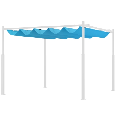 Pergola 117.3" L x 117.3" W x 90.6" H Blue