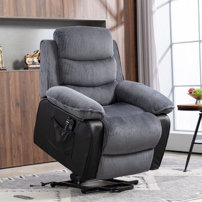 HOMCOM Power Lift Recliner Chair with Massage and Heat, Electric
