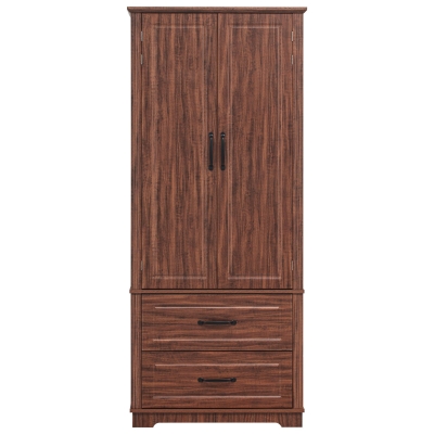 Farmhouse Kitchen Pantry Cabinet, Brown