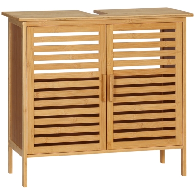Bathroom Vanity 26" x 11.5" x 24.25" Natural Wood