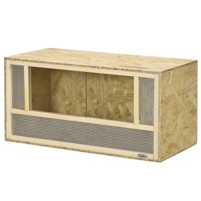 PawHut Wooden Reptile Terrarium, 31.5" for Chameleon, Lizard