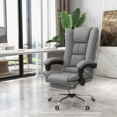 Vinsetto PU Leather Executive Massage Chair, Gray