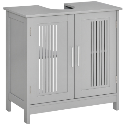 Kleankin Under Sink Bathroom Cabinet, Gray
