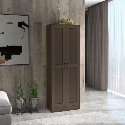 HOMCOM Storage Cabinet with Adjustable Shelves, Pantry Cupboard
