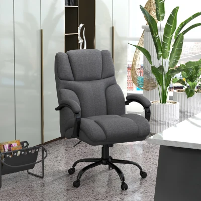 Vinsetto 500lbs Big & Tall Ergonomic Office Chair, Dark Grey