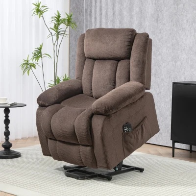 Power Lift Chair 37.8" W x 39.4" D x 41.3" H Brown