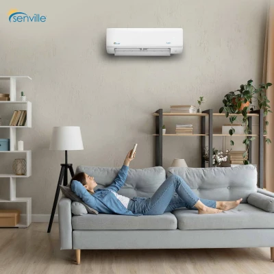 Senville 36000 BTU Tri Zone Mini Split Air Conditioner with Arctic Heat Pump, White