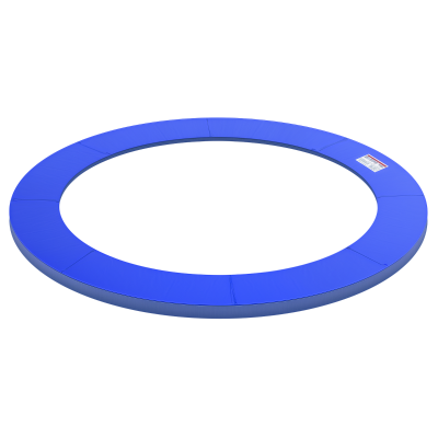 HOMCOM ⌀8ft Trampoline Pad ⌀96" Spring Safety Replacement Gym Bounce Jump Cover EPE Foam Blue