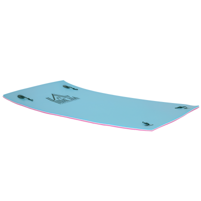 HOMCOM 7.5x4ft Floating Mat Floating Lily Pad Water Carpet Float Aqua Mat Water Recreation and Relaxing in Pool Beach Lake