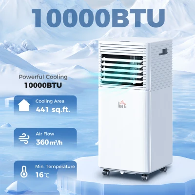 Mobile Air Conditioner 14''x13.5''x27.5'' White, Black