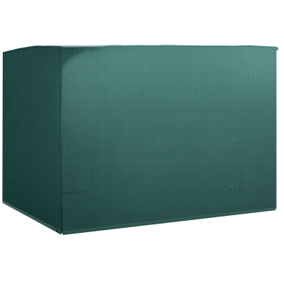 Outsunny 3-Seater Patio Swing Cover, Outdoor Garden Furniture Protection Hammock Glider Cover, Waterproof Dustproof Windproof, 85" x 61" x 59", Dark Green