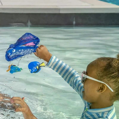 Pool and Bath Toys for Kids Ages 5+, Blue+Orange