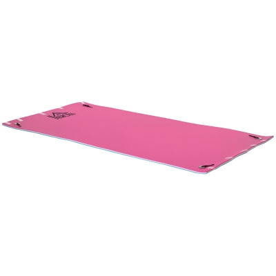 HOMCOM 12x6ft Floating Mat Floating Lily Pad Water Carpet Float Aqua Mat Water Recreation and Relaxing in Pool Beach Lake