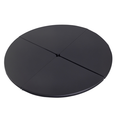 Soozier 2" x 5' Folding Pole Dance Mat, Lightweight, Black
