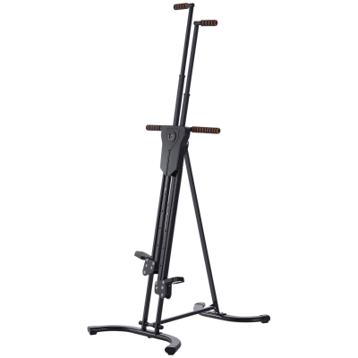 Soozier Vertical Climber, Folding Steel, Adjustable Height, Black