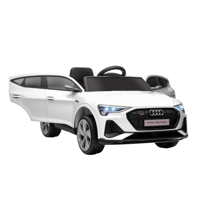 Aosom 12V Audi E-tron Kids Ride On Car, White